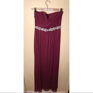 Strapless Formal Dress